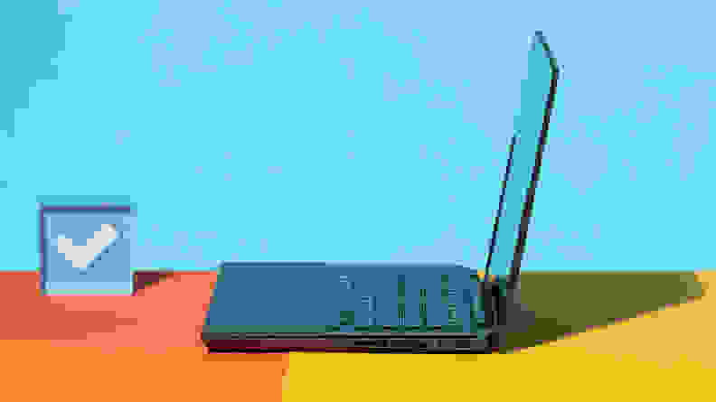 Side view of the 2024 Asus Zenbook Duo laptop.