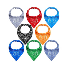 Product image of Jiuguva 8 Pack Adults Drool Bandana Bibs