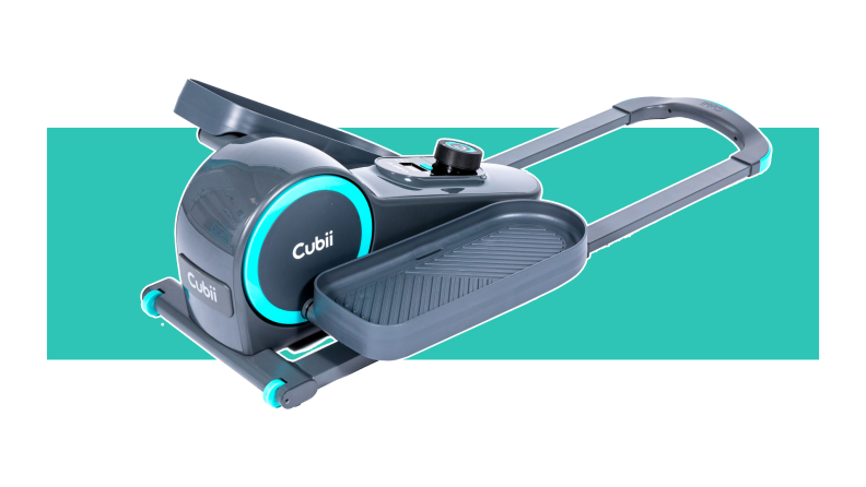 Cubbi Go elliptical on a green background