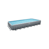 Product image of Bestway Power Steel Rectangular Metal Frame Above Ground Pool